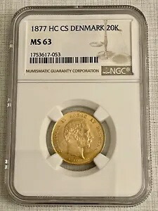 楽天市場】DENMARK デンマーク 10クローネ 金貨 1909 スラブ入り NGC
