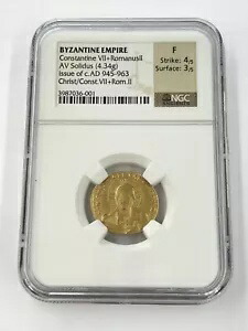 楽天市場】NGC鑑定 AU ビザンツ帝国（東ローマ帝国） コンスタンス2世