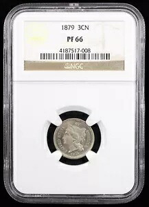 1879 スリーセントニッケル 3C NGC PF66 (17008)｜WORLD RESOURCE【KING店】