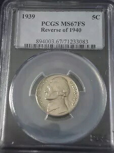 1939 5C 1940 MS67 フルステップ PCGS の逆｜WORLD RESOURCE【KING店】 396,990円