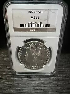 1882 CC モーガン シルバー ダラー NGC MS 66 美しいコイン