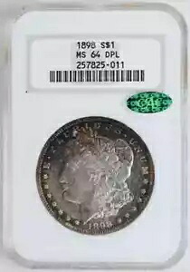 1898 P モルガン シルバー ダラー NGC MS-64 DPL