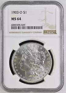 1903年 O モーガン シルバー ダラー NGC MS-64