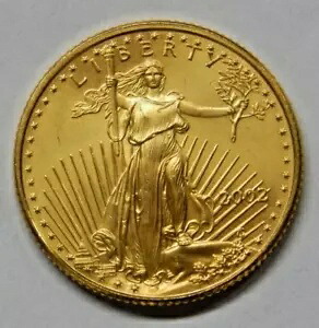 2002 $10 アメリカン ゴールド イーグル ~ 米国への送料無料