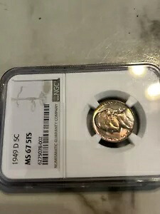 1949 d NGC Ms 67 5FS ジェファーソン ニッケル たくさんの出品物をチェックしてください??