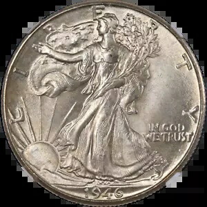 1946-D ウォーキング リバティ ハーフ NGC MS67 グレート アイ アピール ナイス ストライク