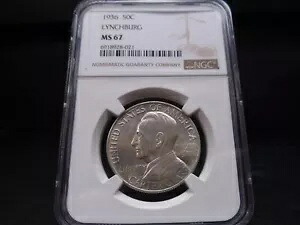 1936 MS67 リンチバーグ シルバー記念 NGC 認定の素晴らしい宝石
