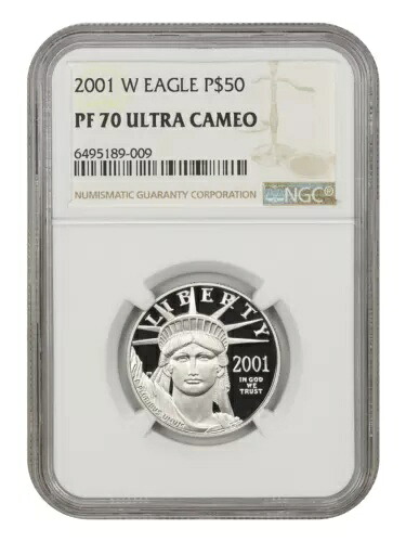 2001-W $50 自由の女神 NGC PR70DCAM 407,880円