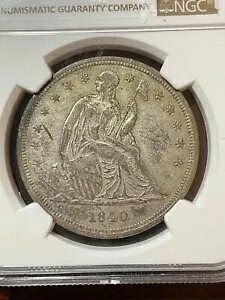 NGC XF40 1840 シーテッド リバティ ドル クラスティおよびオリジナル初年度タイプ コイン｜WORLD RESOURCE【KING店】