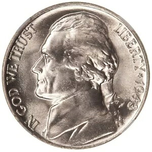 1943 p ジェファーソン ニッケル BU MS67+ 6FS NGC｜WORLD RESOURCE【KING店】