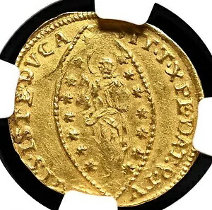 イタリア、ヴェネツィア。ピエトロ・グリマーニ、1741-1752。ゴールドゼッキーノ NGC MS61｜WORLD RESOURCE【KING店】