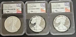 2020 W (x4) PF70 シルバー イーグルの場所 NGC Mercanti - フラグ - FDI D、P、W、FUN|WORLD RESOURCE【KING店】