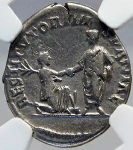 スペイン ヒスパニアのハドリアヌス帝 134AD シルバー ローマ コイン ラビット NGC i82615｜WORLD RESOURCE【KING店】