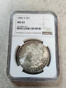 1886-S/S モーガン ドル - VAM-2 トップ 100 - MS63 - NGC - 光沢｜WORLD RESOURCE【KING店】
