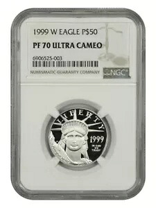 1999-W $50 自由の女神 NGC PR70DCAM - $50 プラチナ イーグルス｜WORLD RESOURCE【KING店】