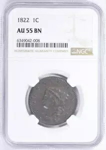 1822 1C NGC AU55BN