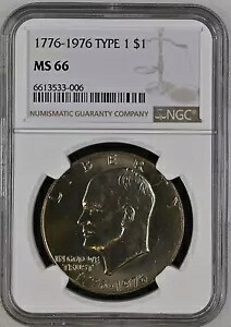 1776-1976 $1 Type1 アイゼンハワー ドル NGC MS66 6613533-006｜WORLD RESOURCE【KING店】