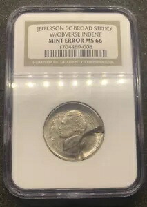 ジェファーソン 5C エラー BROAD STRUCK W/OBVERSE INDENT｜WORLD RESOURCE【KING店】