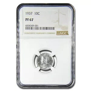 1937 マーキュリー ダイム PR-67 NGC|WORLD RESOURCE【KING店】