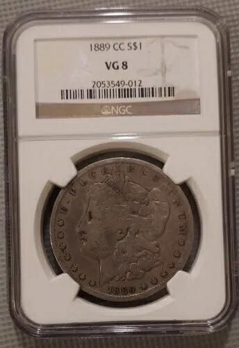 レア ！！ 1889-CC NGC VG08 キー日付 モルガン シルバー ダラー 359,370円