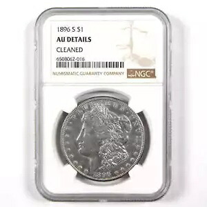 1896 S モルガン ドル AU 詳細 NGC シルバー $1 コイン SKU:I11365｜WORLD RESOURCE【KING店】