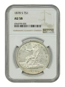 1878-S Trade $1 NGC AU58 - Trade Dollar - グレートタイプコイン｜WORLD RESOURCE【KING店】