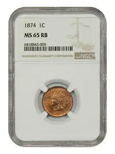 1874 1C NGC MS65RB - インディアン セント|WORLD RESOURCE【KING店】
