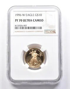 1996-W $10 アメリカン ゴールド イーグル PF70 UCAM 1/4 オンス ゴールド NGC *6466｜WORLD RESOURCE【KING店】 360,855円