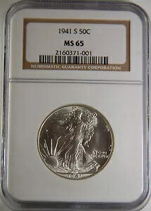 1941-S ウォーキング リバティ ハーフダラー MS65 NGC 認定!｜WORLD RESOURCE【KING店】