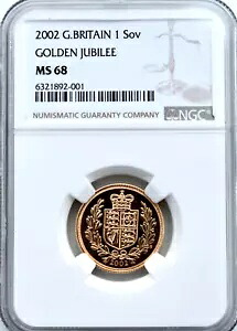 2002 ゴールド ソブリン NGC MS68 イギリス 英国|WORLD RESOURCE【KING店】