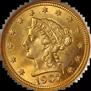 1907 リバティ ゴールド $2.50 NGC MS65 極上のアイアピール ストロングストライク｜WORLD RESOURCE【KING店】