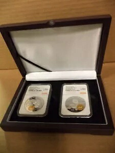 2021 & 2022 中国 50 グラム シルバー ANA ショー パンダ 2 ピース プルーフ セット NGC PF70UC FDI｜WORLD RESOURCE【KING店】