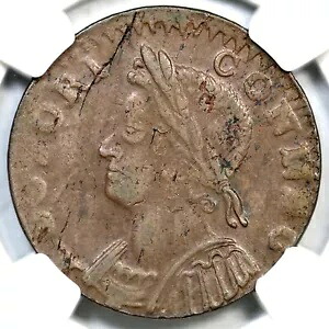 1786 4.1-G NGC XF 45 コネチカット コロニアル銅貨｜WORLD RESOURCE【KING店】