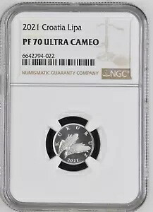 クロアチア コイン 1 Lipa 2021 NGC PF 70 ウルトラ カメオ｜WORLD RESOURCE【KING店】