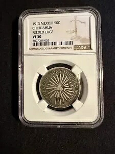 1913 メキシコ 50 センタボス チワワ リードエッジ、革命コイン｜WORLD RESOURCE【KING店】