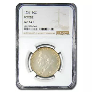 1936年 ダニエル・ブーン 生誕200周年記念 ハーフダラー MS-67+ NGC｜WORLD RESOURCE【KING店】