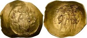 アレクシウス 3 世 アンゲロス＝コムネヌス (西暦 1195 年 - 1203 年)。 AV ハイパーパイロン (28mm、4.24 gm、6h)。｜WORLD RESOURCE【KING店】