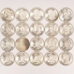 1884-O モーガン シルバー ダラー BU 20 コイン ロット