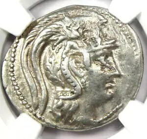 アテネ ギリシャ アテナ フクロウ テトラドラクマ コイン (92BC、新しいスタイル) - NGC Choice VF