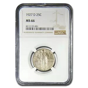 1927-D スタンディング リバティ クォーター MS-66 NGC｜WORLD RESOURCE【KING店】