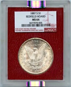 1887-S $1 モルガン ドル シルバー レッドフィールド NGC MS64｜WORLD RESOURCE【KING店】
