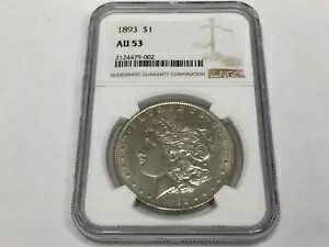 1893-P モルガン ドル NGC AU53 424,710円