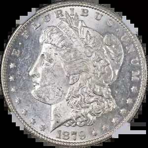 1879-S Rev 78 モーガン シルバー ダラー NGC MS61 ブラスト ホワイト グレート アイ アピール