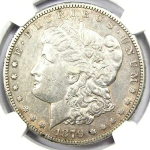 1879-CC モーガン シルバー 1 ドル コイン - 認定 NGC XF ディテール (EF) - クリア CC