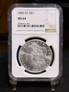 1885-CC モルガン ドル - NGC MS64 (#50355-L)
