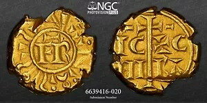 1250年、シチリア王国、フレデリック1世、複数のタリ金貨。 (3.31gm!) NGC AU+
