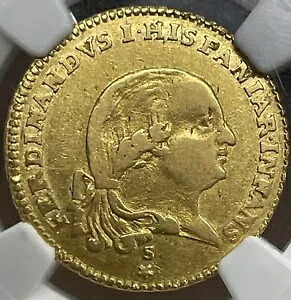 1788-S パルマ イタリア ゴールド ドッピア NGC VF 30
