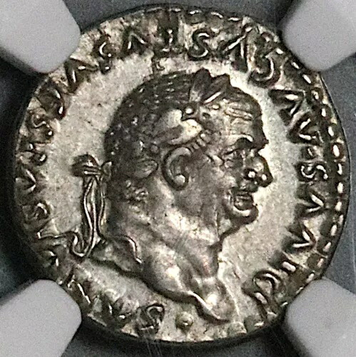 79 NGC Ch XF DIVVS ウェスパシアヌス デナリウス タイタス カプリコーン ローマ帝国 5/5 23120701C｜WORLD RESOURCE【KING店】