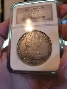 1783 Mo FF メキシコ 8 レアレス エル カザドル - NGC 正規品