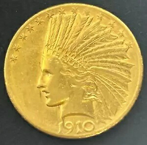 1910 D 米国ドル 10 ドル イーグル インディアン ヘッド 金貨 10 ドル ディスプレイ ケース入り|WORLD RESOURCE【KING店】